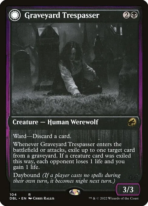 Graveyard Trespasser // Graveyard Glutton - Foil