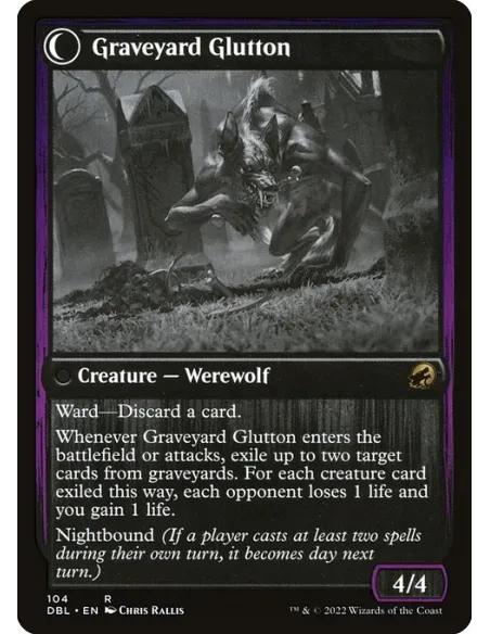Graveyard Trespasser // Graveyard Glutton - Foil