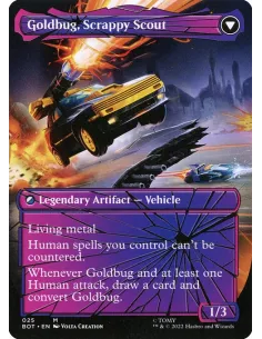 Goldbug, Humanity's Ally // Goldbug, Scrappy Scout - Foil 2