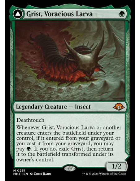 Grist, Voracious Larva // Grist, the Plague Swarm - Foil