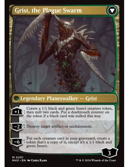 Grist, Voracious Larva // Grist, the Plague Swarm - Foil
