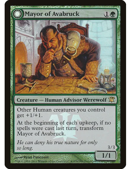 Mayor of Avabruck // Howlpack Alpha - Foil