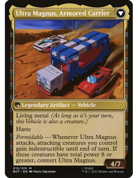 Ultra Magnus, Tactician // Ultra Magnus, Armored Carrier - Foil