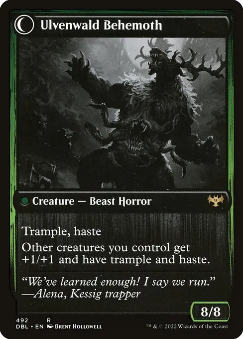 Ulvenwald Oddity // Ulvenwald Behemoth - Foil