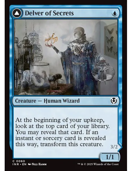 Delver of Secrets // Insectile Aberration - Foil