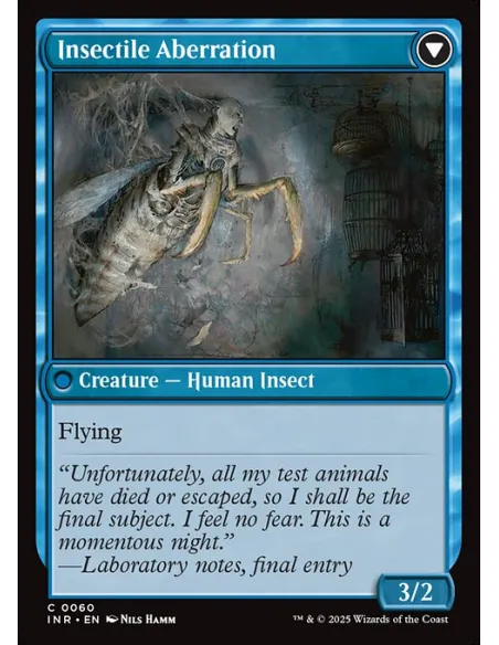 Delver of Secrets // Insectile Aberration - Foil
