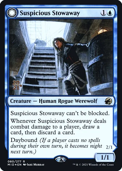 Suspicious Stowaway // Seafaring Werewolf - Foil
