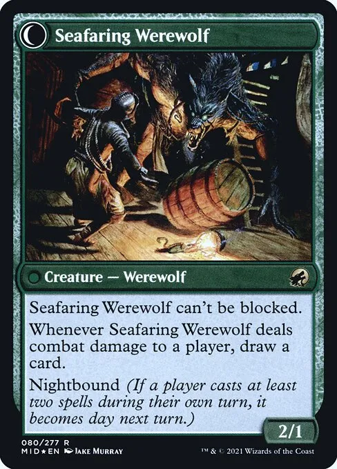 Suspicious Stowaway // Seafaring Werewolf - Foil