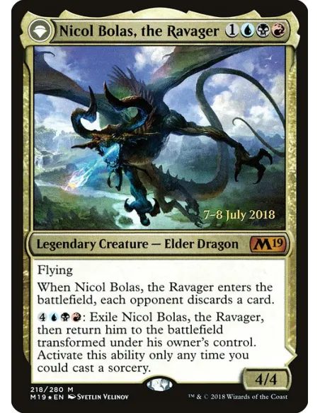 Nicol Bolas, the Ravager // Nicol Bolas, the Arisen - Foil
