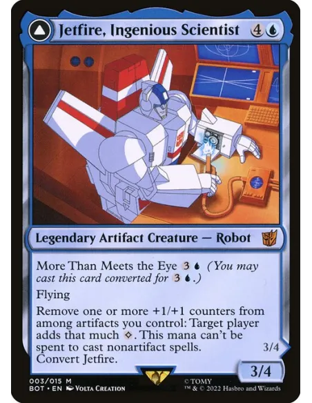 Jetfire, Ingenious Scientist // Jetfire, Air Guardian - Foil