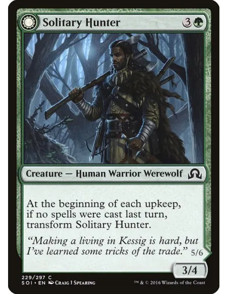 Solitary Hunter // One of the Pack