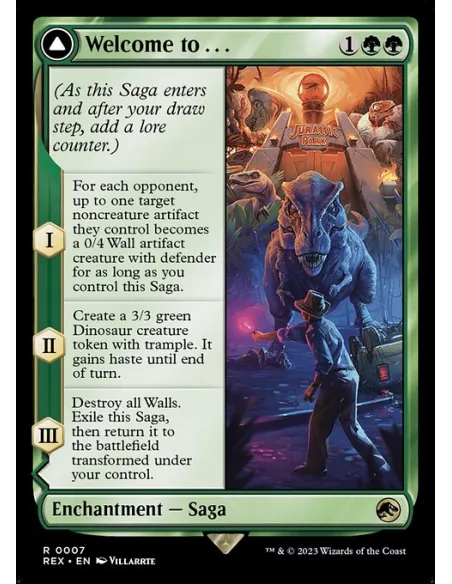 Welcome to . . . // Jurassic Park - Foil