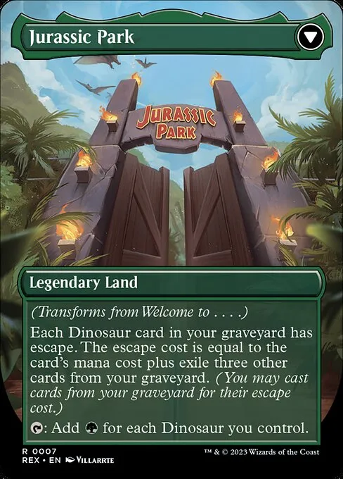 Welcome to . . . // Jurassic Park - Foil