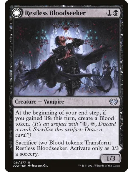 Restless Bloodseeker // Bloodsoaked Reveler