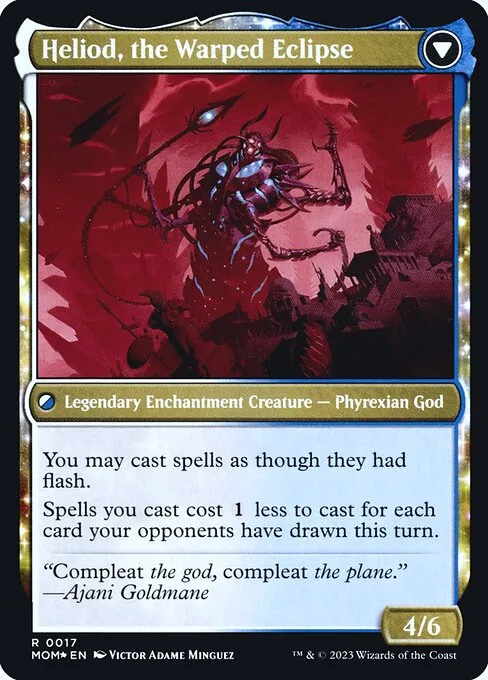 Heliod, the Radiant Dawn // Heliod, the Warped Eclipse - Foil