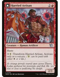 Harried Artisan // Phyrexian Skyflayer