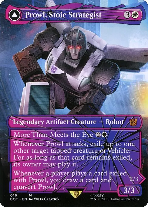 Prowl, Stoic Strategist // Prowl, Pursuit Vehicle - Foil