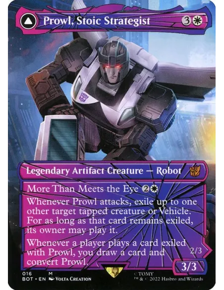 Prowl, Stoic Strategist // Prowl, Pursuit Vehicle - Foil