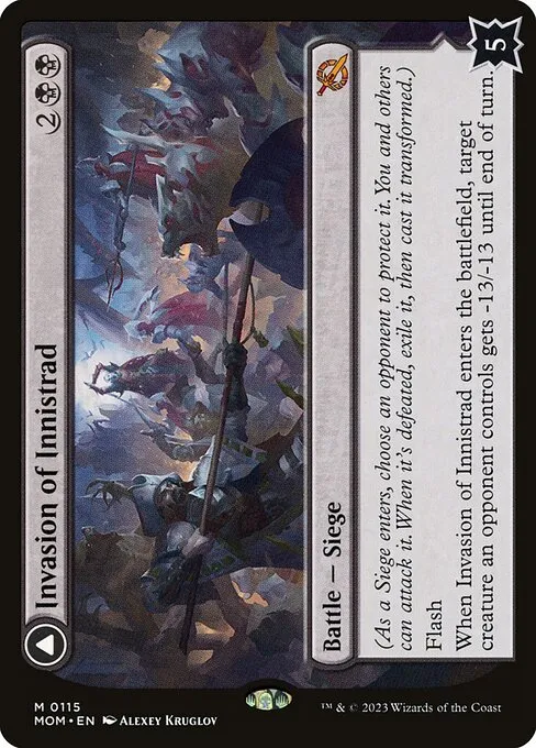 Invasion of Innistrad // Deluge of the Dead - Foil