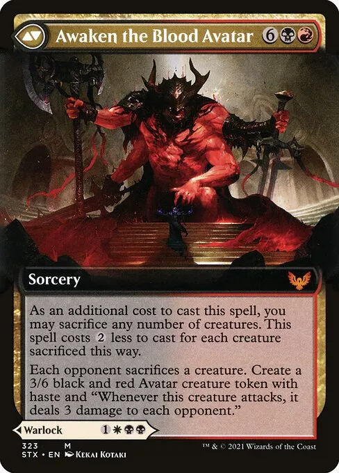 Extus, Oriq Overlord // Awaken the Blood Avatar - Foil