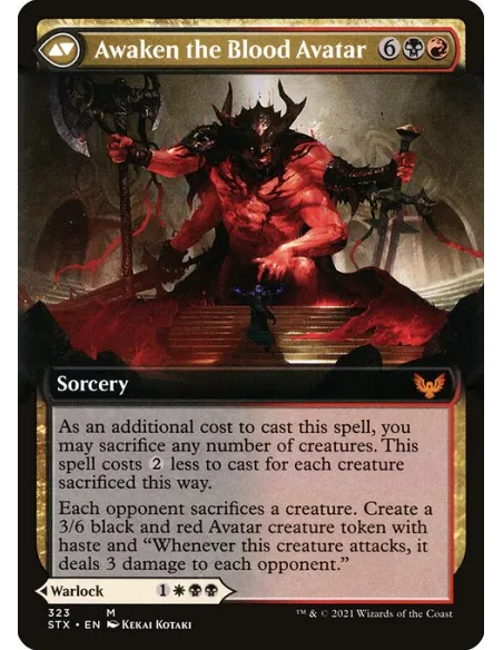 Extus, Oriq Overlord // Awaken the Blood Avatar - Foil