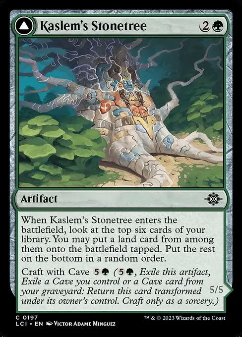 Kaslem's Stonetree // Kaslem's Strider - Foil