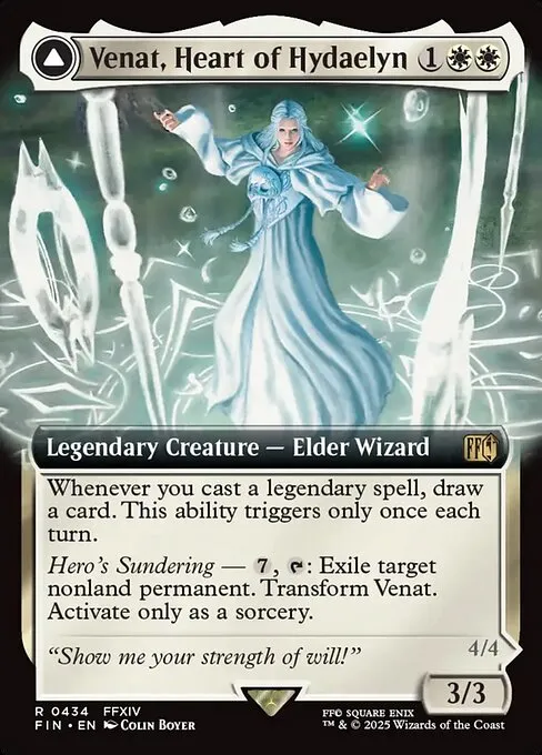 Venat, Heart of Hydaelyn // Hydaelyn, the Mothercrystal - Foil