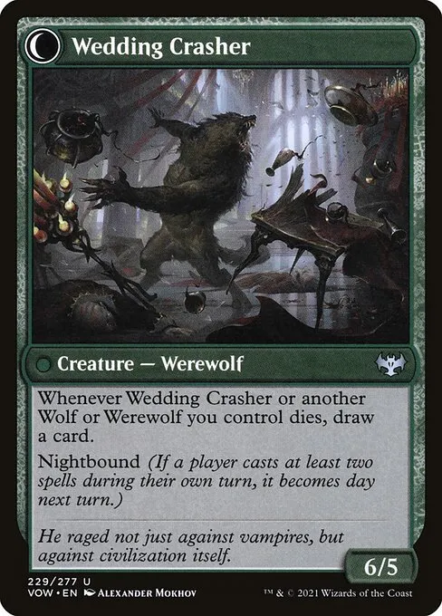 Wolfkin Outcast // Wedding Crasher - Foil