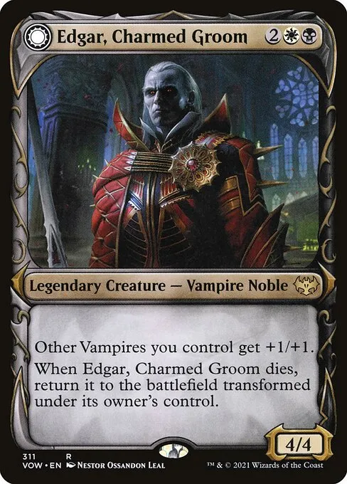 Edgar, Charmed Groom // Edgar Markov's Coffin - Foil