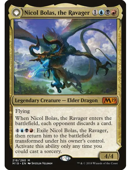 Nicol Bolas, the Ravager // Nicol Bolas, the Arisen - Foil