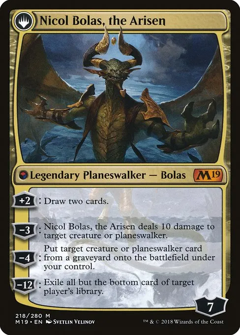 Nicol Bolas, the Ravager // Nicol Bolas, the Arisen - Foil