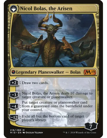 Nicol Bolas, the Ravager // Nicol Bolas, the Arisen - Foil