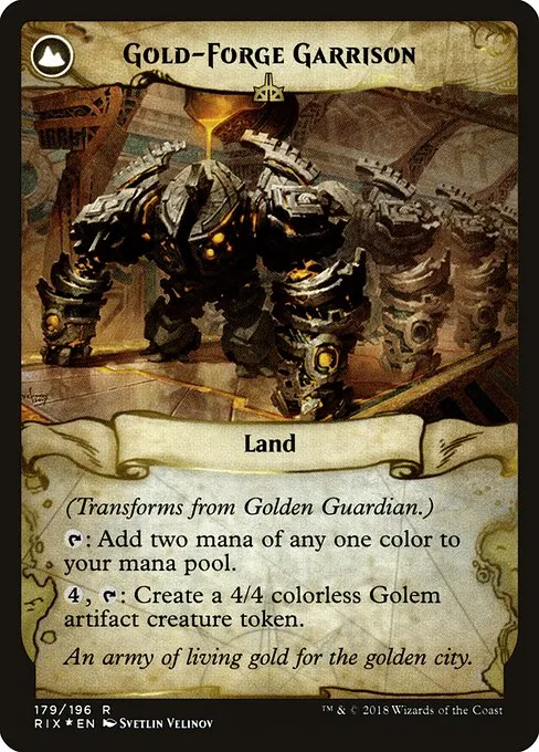 Golden Guardian // Gold-Forge Garrison - Foil