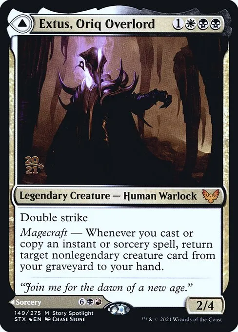 Extus, Oriq Overlord // Awaken the Blood Avatar - Foil