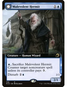 Malevolent Hermit // Benevolent Geist - Foil