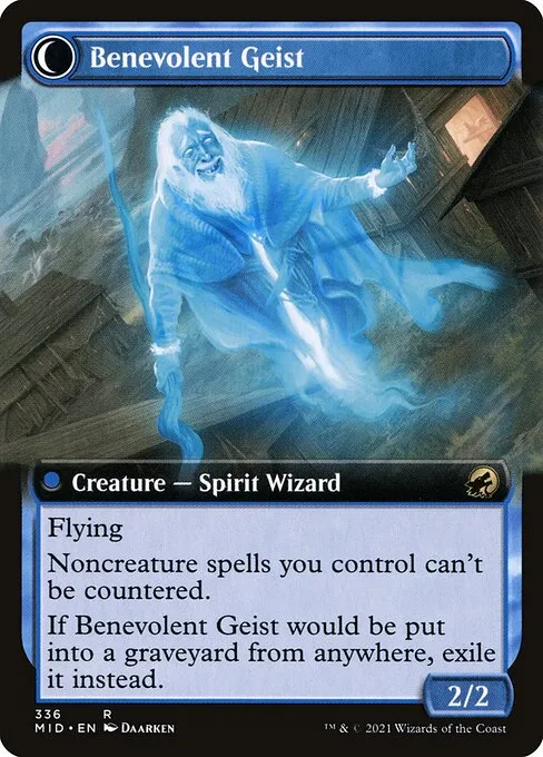 Malevolent Hermit // Benevolent Geist - Foil