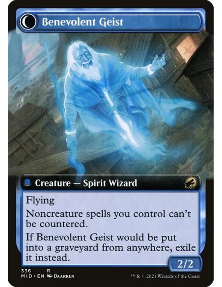 Malevolent Hermit // Benevolent Geist - Foil
