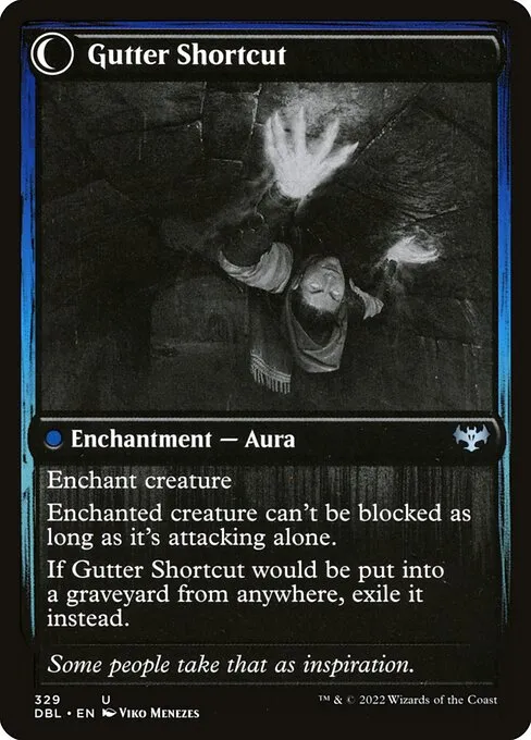 Gutter Skulker // Gutter Shortcut - Foil
