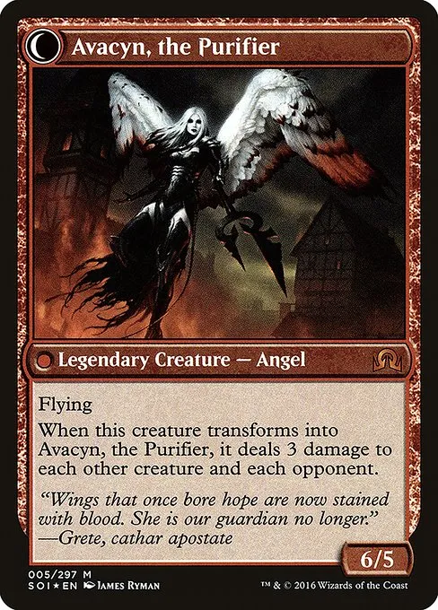 Archangel Avacyn // Avacyn, the Purifier - Foil