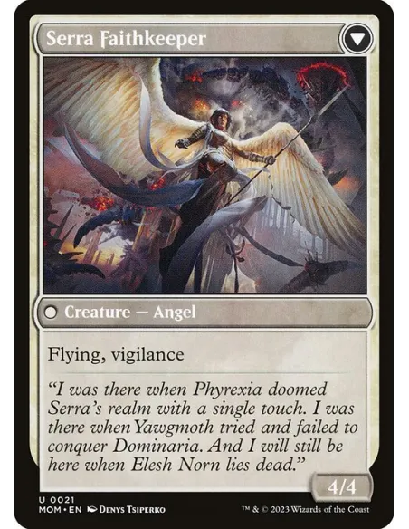 Invasion of Dominaria // Serra Faithkeeper