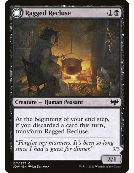 Ragged Recluse // Odious Witch