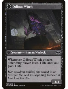Ragged Recluse // Odious Witch - Foil 2