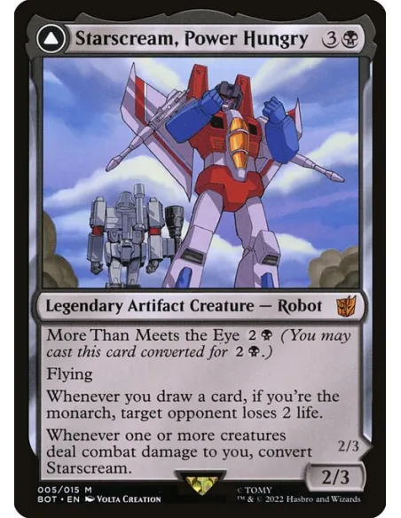 Starscream, Power Hungry // Starscream, Seeker Leader