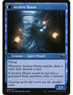 Overwhelmed Archivist // Archive Haunt - Foil 2