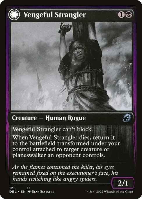 Vengeful Strangler // Strangling Grasp - Foil