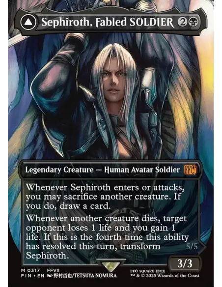 Sephiroth, Fabled SOLDIER // Sephiroth, One-Winged Angel - Foil