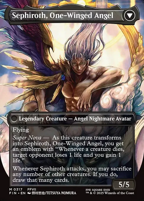 Sephiroth, Fabled SOLDIER // Sephiroth, One-Winged Angel - Foil
