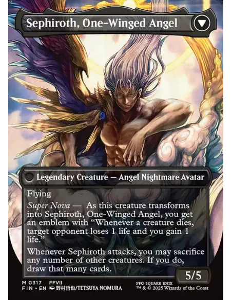 Sephiroth, Fabled SOLDIER // Sephiroth, One-Winged Angel - Foil