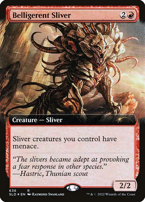 Belligerent Sliver - Foil