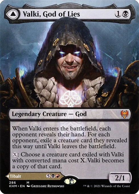 Valki, God of Lies // Tibalt, Cosmic Impostor - Foil